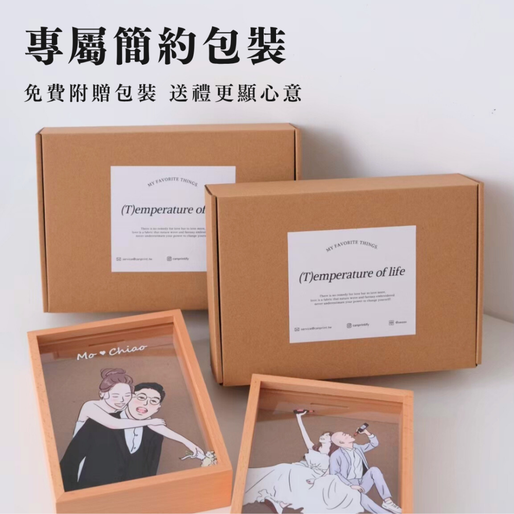 居家好物｜客製化木質存錢筒｜原圖輸出款：圖片 6