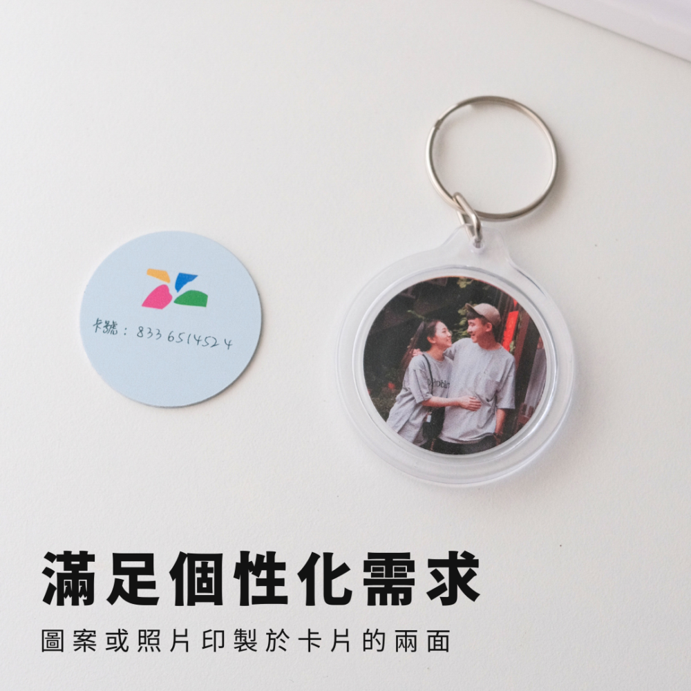 外出必備｜悠遊卡圓形鑰匙｜原圖輸出款：圖片 6