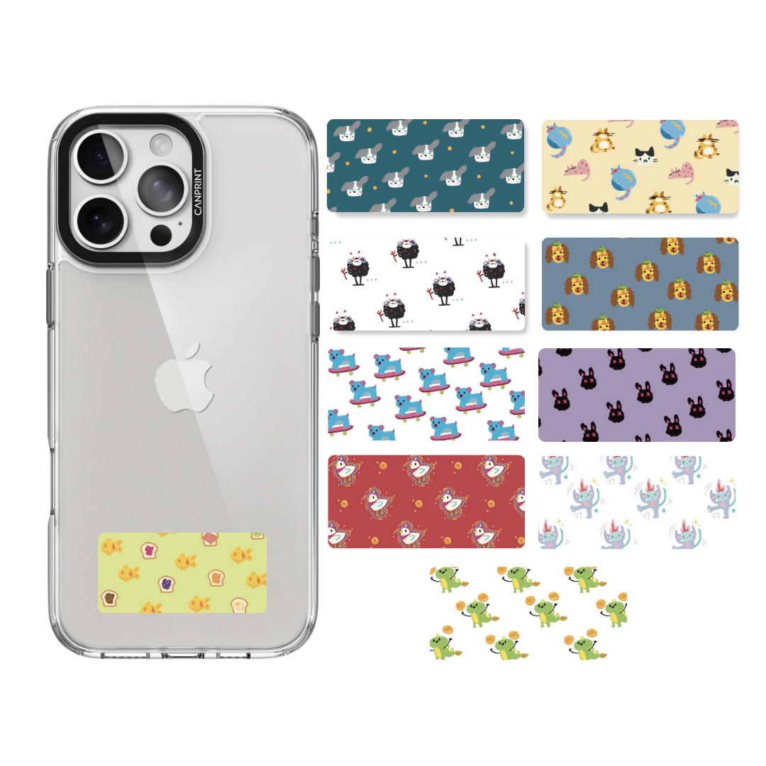 二合一雙IC門禁卡貼紙|排列動物