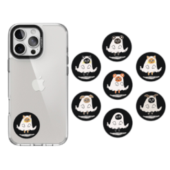 IC、ID 磁扣門禁卡貼紙｜ic+id漂浮幽靈