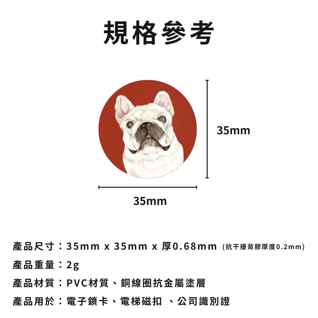 特殊卡|動物寫實風水彩系列 7B 7字節 175KHZ 250KHZ 300KHZ HID 5577 11 CANPRINT 線上編輯器|5 秒完成客製化禮物