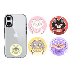 IC、ID 磁扣門禁卡貼紙｜ic+id 貓咪寶包系列