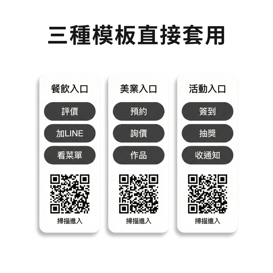 開門貼紙升級版|門禁卡貼+宣傳QR 19 CANPRINT 線上編輯器|5 秒完成客製化禮物