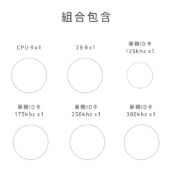 Alternative view of 磁貼純素材組合包｜  7B、CPU、ID125、ID 175、ID 200、ID 300