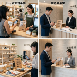 Alternative view of 店家櫃檯評價桌牌｜結帳後順手留下 Google 評價