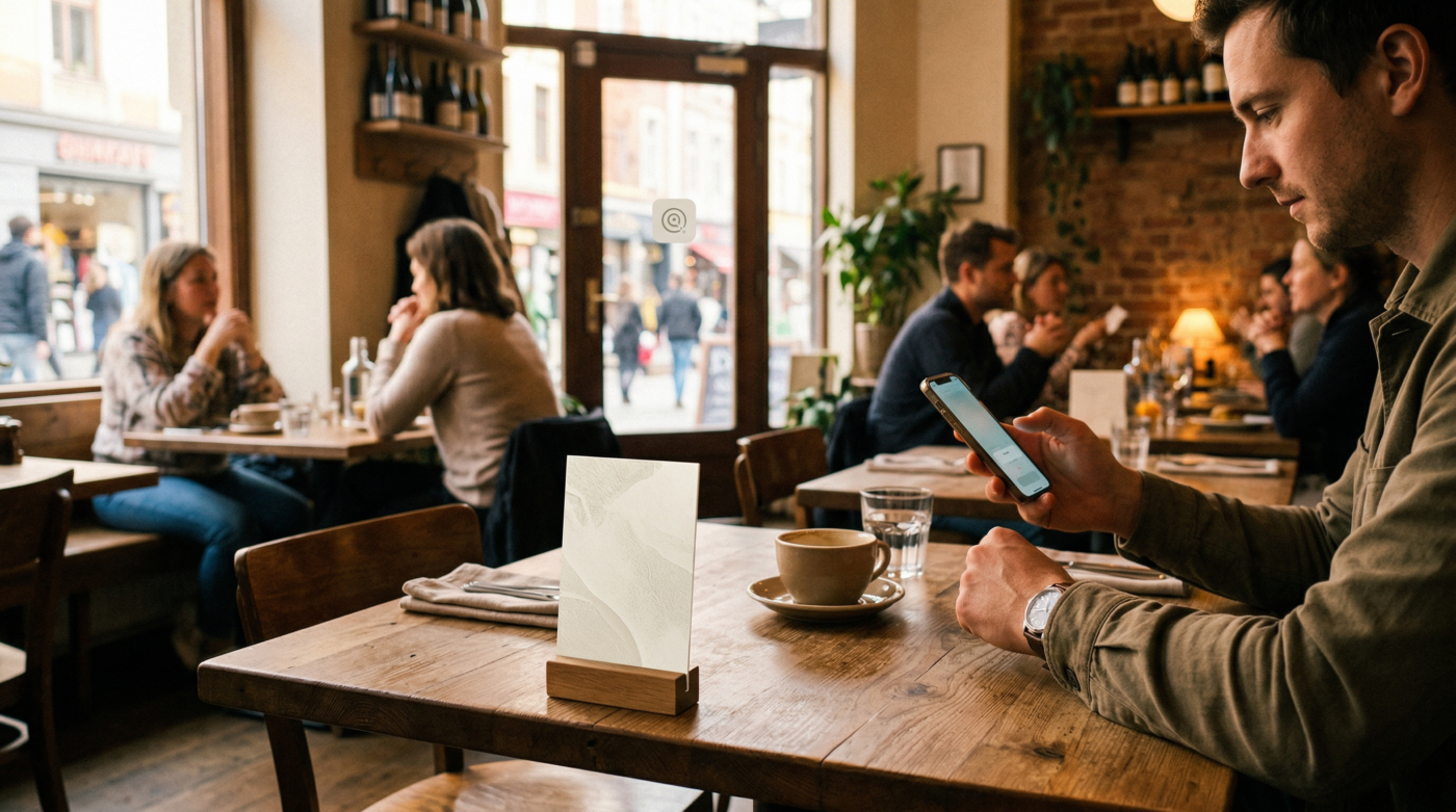 餐廳怎麼讓客人吃完順手留五星?NFC 桌牌與門口評價貼紙的完美動線 1 CANPRINT 線上編輯器|5 秒完成客製化禮物