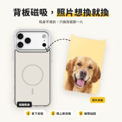 背板磁吸可換示意
