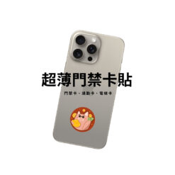 IC、ID 磁扣門禁卡貼紙｜ic+id 我很有錢系列